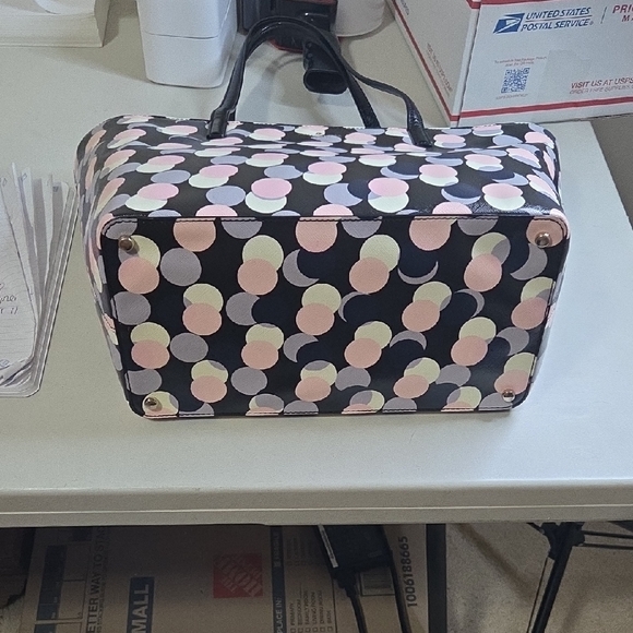 Kate Spade Black and Pink Polka Dot Tote - Picture 9 of 9